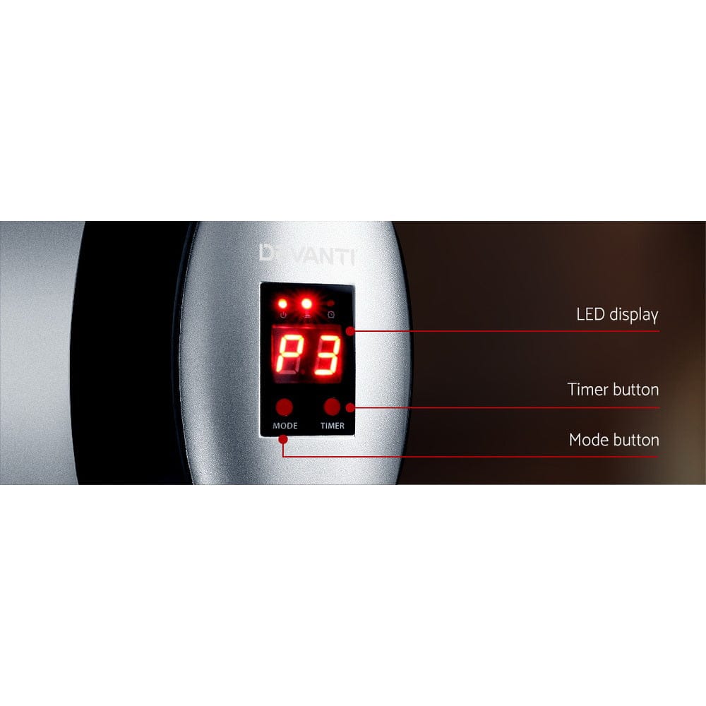 Devanti Electric Strip Heater 2000W - SportZone.co.nz