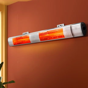 Devanti Electric Strip Heater Infrared Radiant Heaters 3000W - SportZone.co.nz
