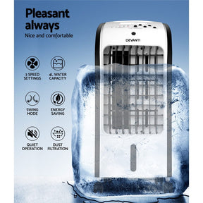 Devanti Evaporative Air Cooler Conditioner 4L - SportZone.co.nz