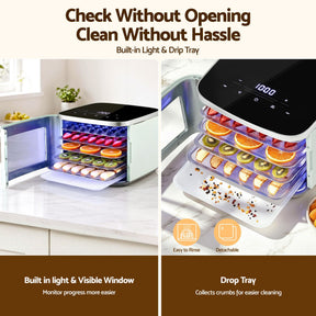 Devanti Food Dehydrator Machine 5 Tray Mini Fruit Dryer Maker Green - SportZone.co.nz