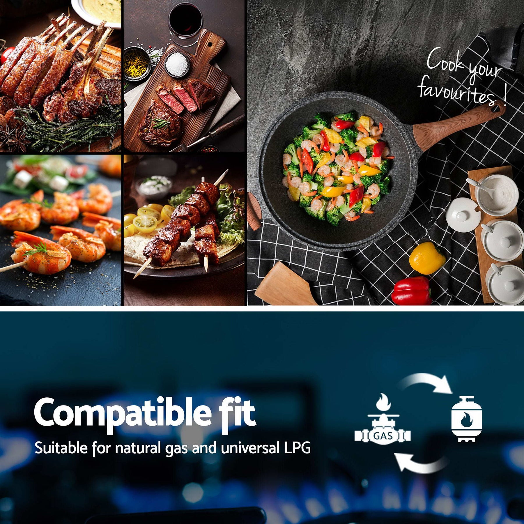 Devanti Gas Cooktop 30cm 2 Burner Silver - SportZone.co.nz