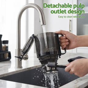DEVANTI Slow Juicer Cold Press 200W for Fruit Vegetable Juice - SportZone.co.nz