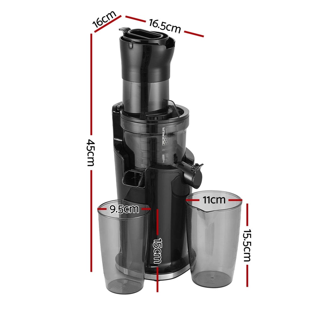 Devanti Slow Juicer Cold Press Fruit Juicer - SportZone.co.nz