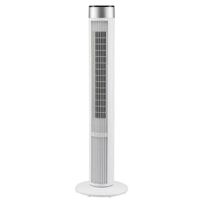 Devanti Tower Fan with Remote Control, 3 Speed 3 Mode 7.5h Timer, White - SportZone.co.nz