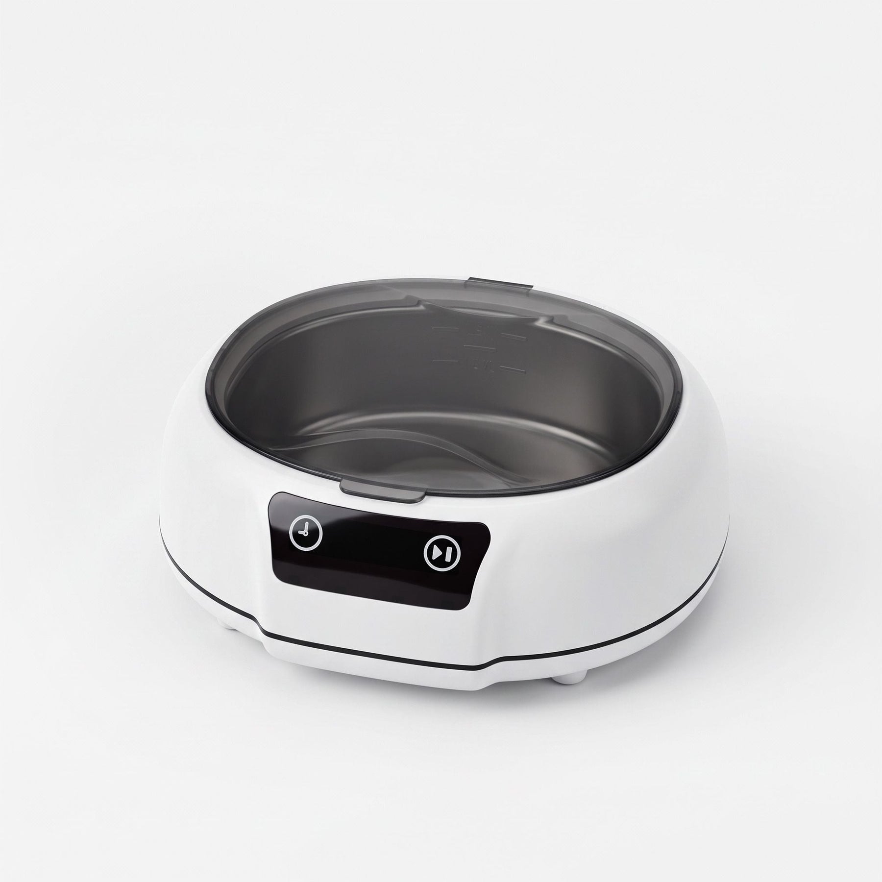 Devanti Ultrasonic Cleaner 700mL 48kHz Jewellery Cleaning Machine with Stainless Steel Tank White - SportZone.co.nz