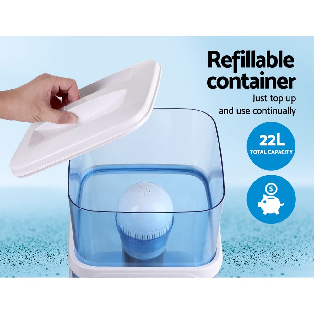 Devanti Water Cooler Dispenser 22L Filter Bottle - SportZone.co.nz