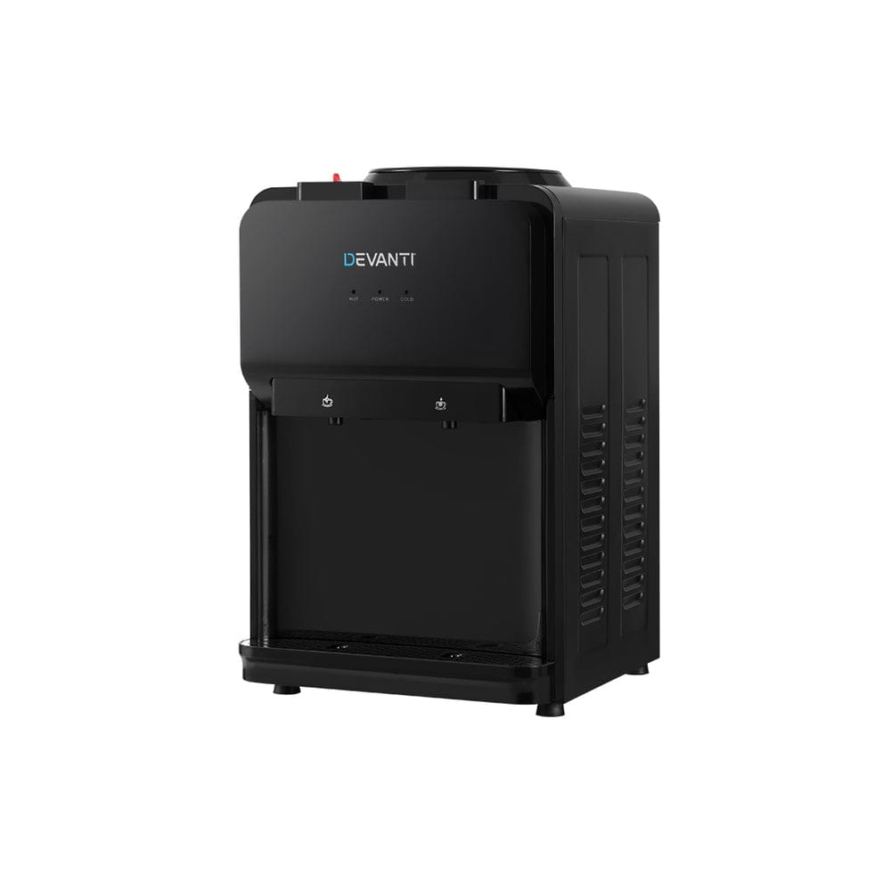 Devanti Water Cooler Dispenser Bench Top Black - SportZone.co.nz