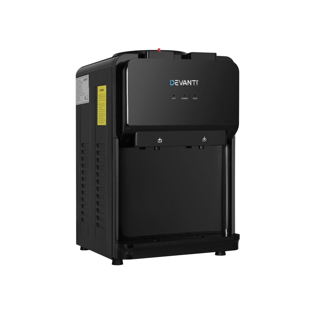 Devanti Water Cooler Dispenser Bench Top Black - SportZone.co.nz