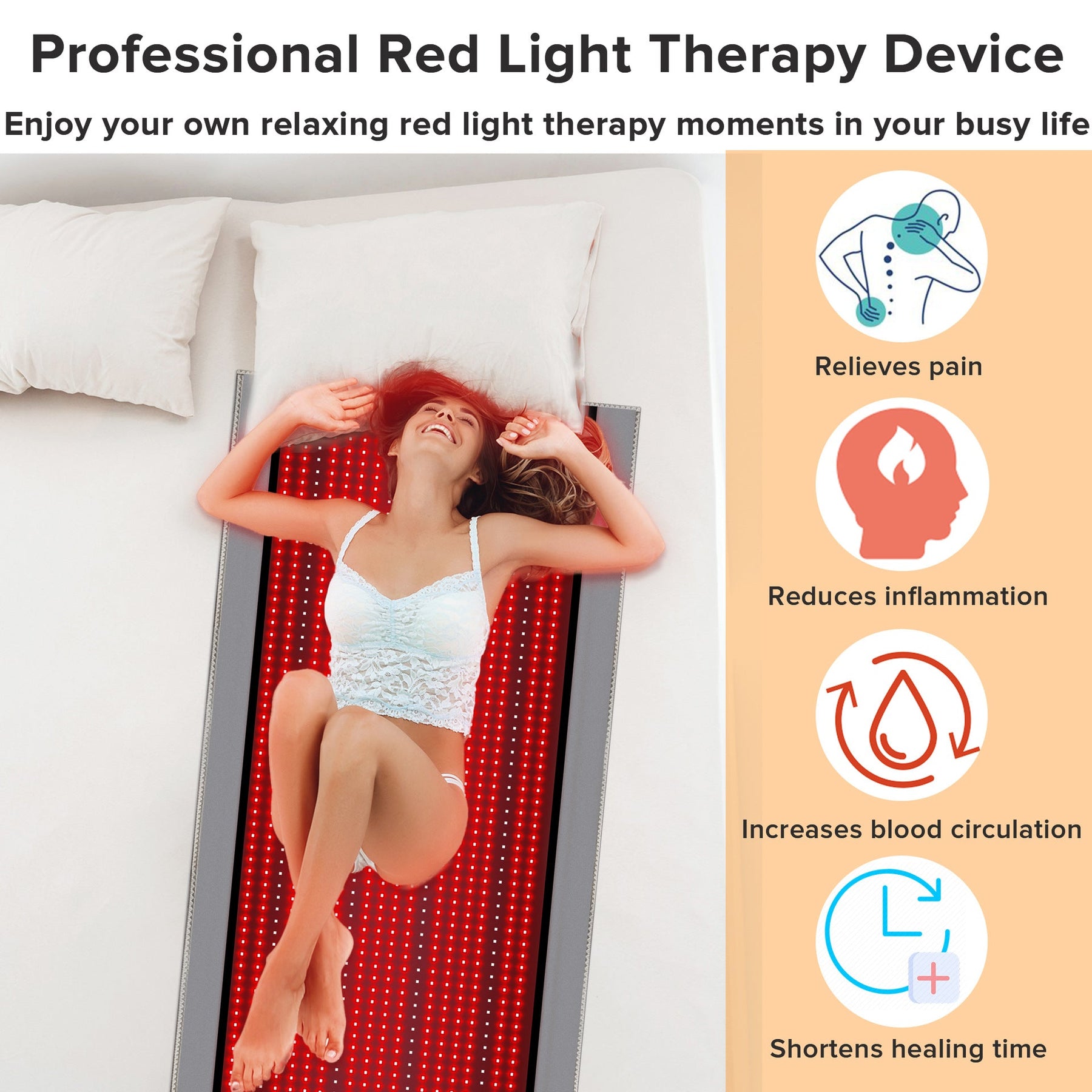 Electric Heating Wrap 12V 16W 5 Heat Settings Neoprene Shoulder Waist Leg Heat Pad - SportZone.co.nz