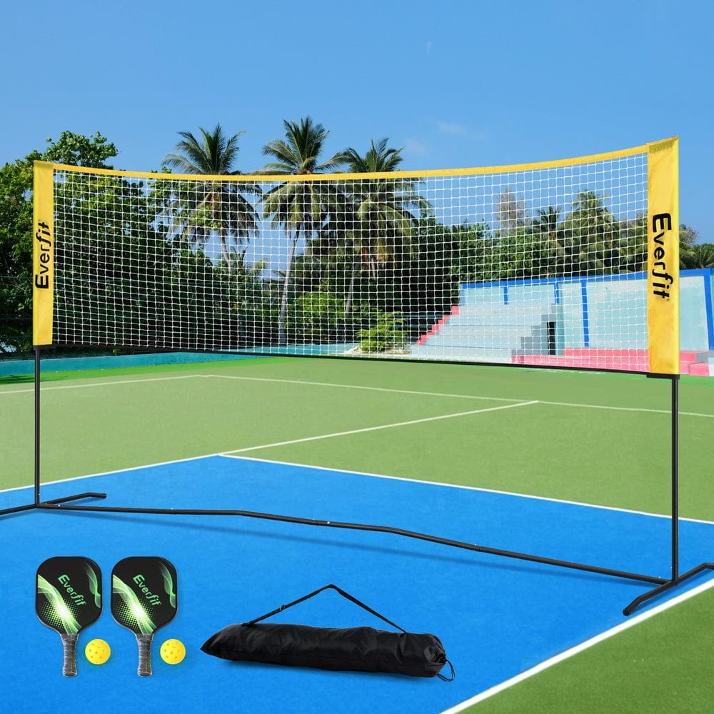 Everfit 10ft Portable Pickle Ball Net Adjustable Multi - Sport for Badminton Tennis Pickleball Volleyball - SportZone.co.nz
