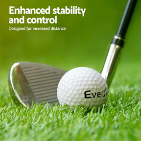 Everfit 12Pcs Golf Ball Set Reusable Distance Golf Balls Practice Training - SportZone.co.nz