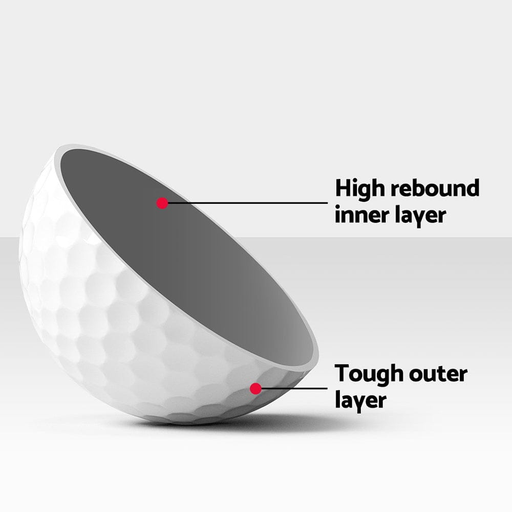 Everfit 12Pcs Golf Ball Set Reusable Distance Golf Balls Practice Training - SportZone.co.nz