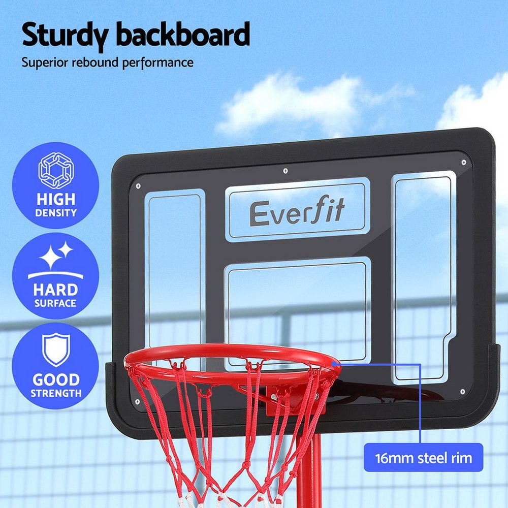 Everfit 1.6M Kids Basketball Hoop Stand System Portable - SportZone.co.nz