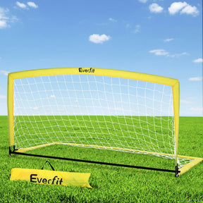 Everfit 2m Football Soccer Net Portable Goal Net Rebounder Sports Training - SportZone.co.nz