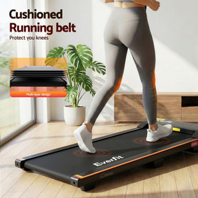 Everfit 3-in-1 Walking Pad Treadmill 12% Incline Under Desk 38cm Belt - SportZone.co.nz