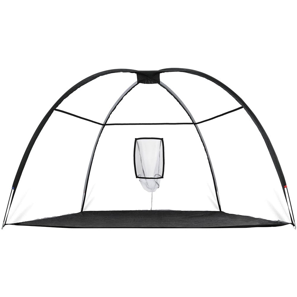 Everfit 3.5m Golf Practice Net Portable Training Aid Driving Target Tent Black - SportZone.co.nz