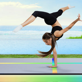 Everfit 4M Air Track Gymnastics Tumbling Exercise Cheerleading Mat Inflatable - SportZone.co.nz