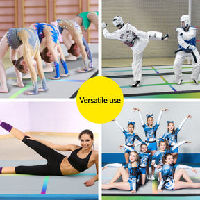 Everfit 4M Air Track Gymnastics Tumbling Exercise Cheerleading Mat Inflatable - SportZone.co.nz