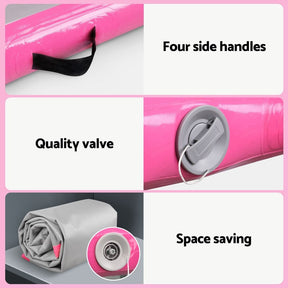 Everfit 4X1M Airtrack Inflatable Air Track Tumbling Mat W/Pump Floor Gymnastics - SportZone.co.nz
