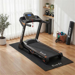 Everfit Exercise Equipment Mat Treadmill Floor Rug Home Gym Bike Fitness Yoga 2M - SportZone.co.nz