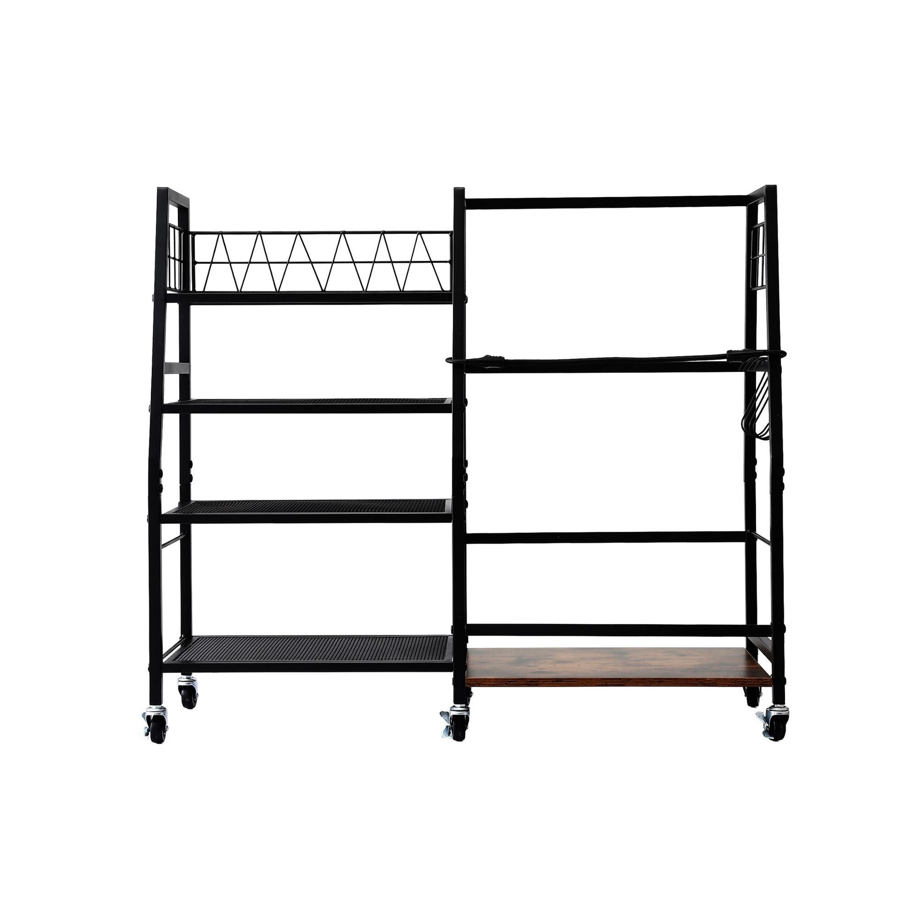 Everfit Golf Bag Storage Rack Golf Organizer Hold 1 Bags 4 Shelves - SportZone.co.nz