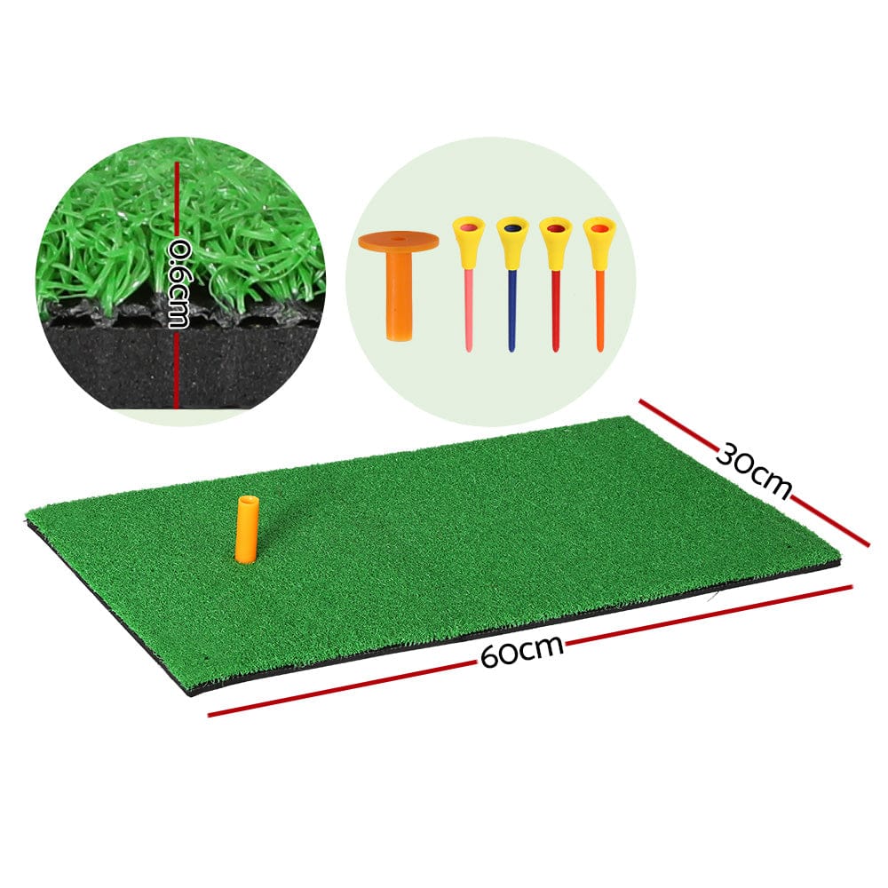Everfit Golf Hitting Mat Portable Driving Range Practice Training Aid 60x30cm - SportZone.co.nz
