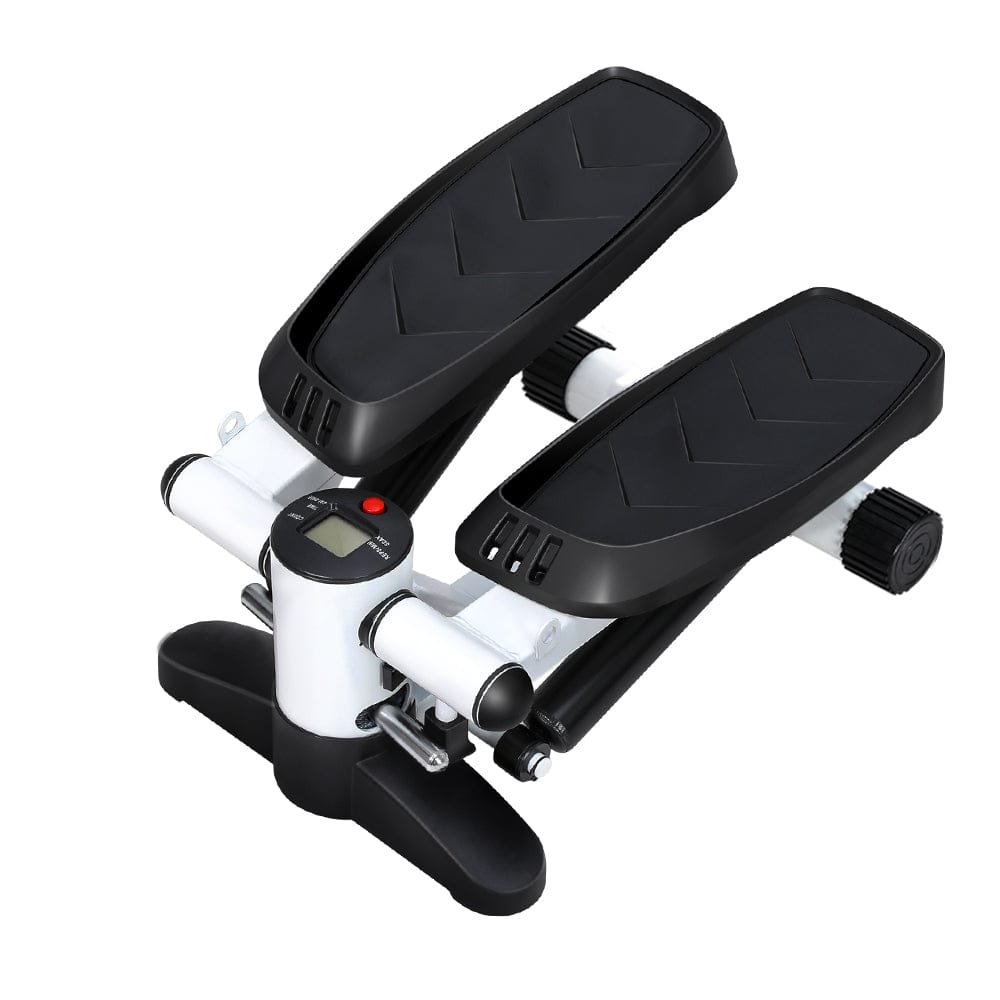 Everfit Mini Stepper with Resistance Rope Aerobic Trainer 150KG White - SportZone.co.nz