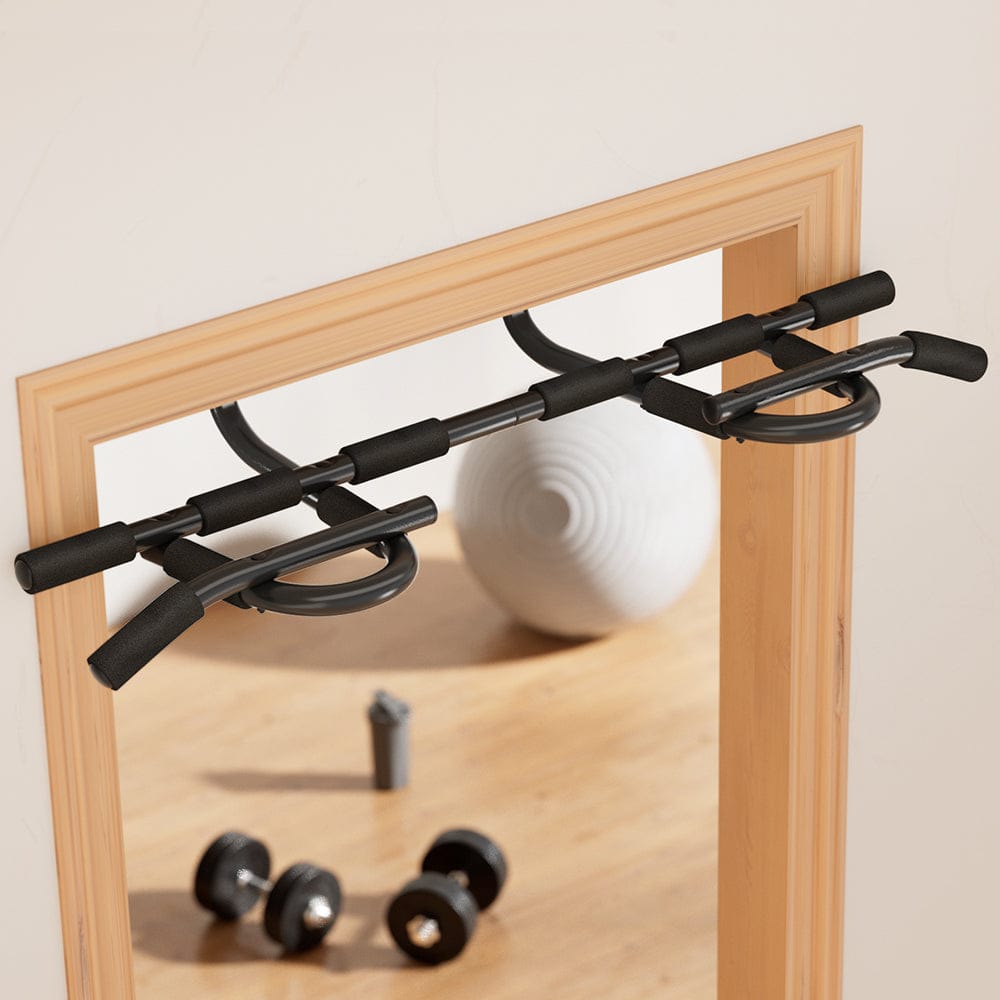 Everfit Pull Up Bar 104CM Doorway Chin Up Horizontal Bar Gym - SportZone.co.nz