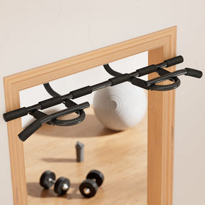 Everfit Pull Up Bar 104CM Doorway Chin Up Horizontal Bar Gym - SportZone.co.nz