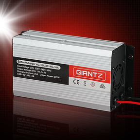 Giantz 12V 30A Car Battery Charger 30Amp ATV 4WD Boat Caravan - SportZone.co.nz