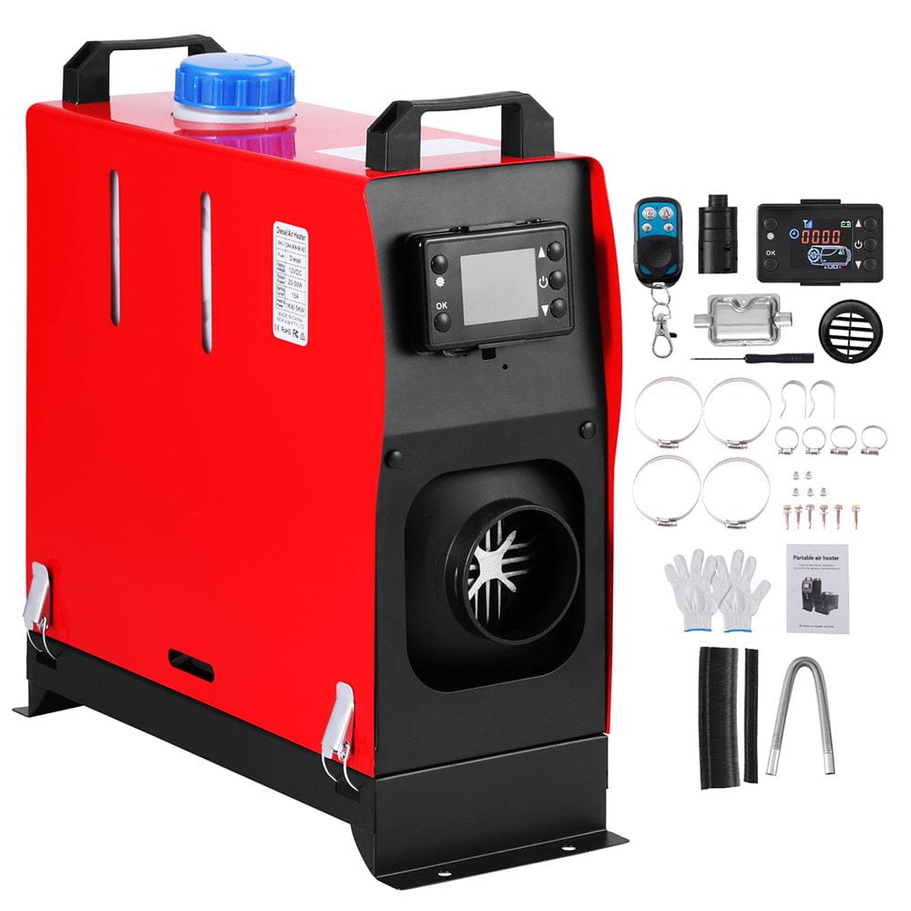 Giantz 12V 5KW Diesel Air Heater with Remote Control for Cars, RVs, and Indoor Use - SportZone.co.nz