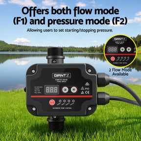 Giantz 6-Stage Water Pump Auto Controller Farm Irrigation Stainless Max. 2500W - SportZone.co.nz