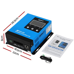 Giantz 60A MPPT Solar Charge Controller Auto 12V/24V/36V/48V Battery Regulator - SportZone.co.nz