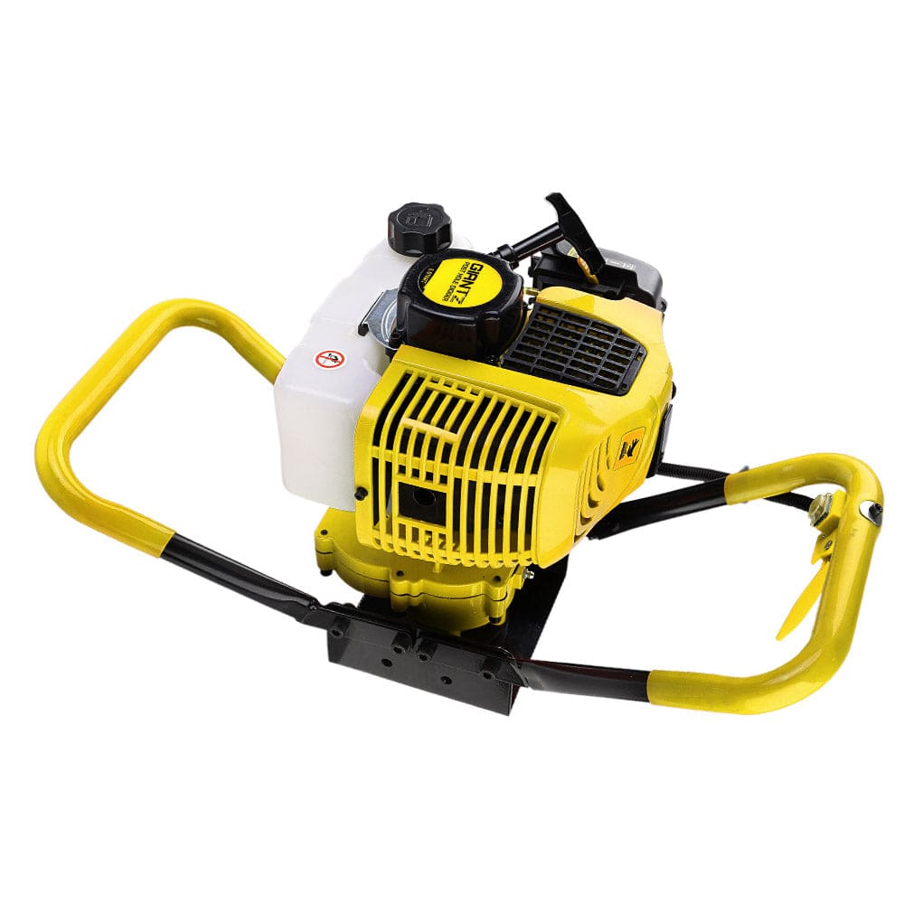 Giantz 80CC Post Hole Digger Motor Only Petrol Engine Yellow - SportZone.co.nz