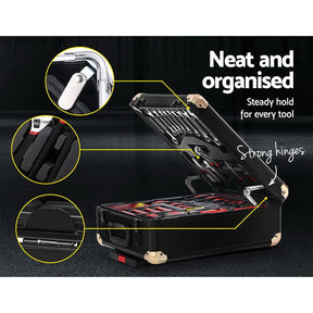 Giantz 816pcs Tool Kit Trolley Case Mechanics Box Toolbox Portable DIY Set - SportZone.co.nz
