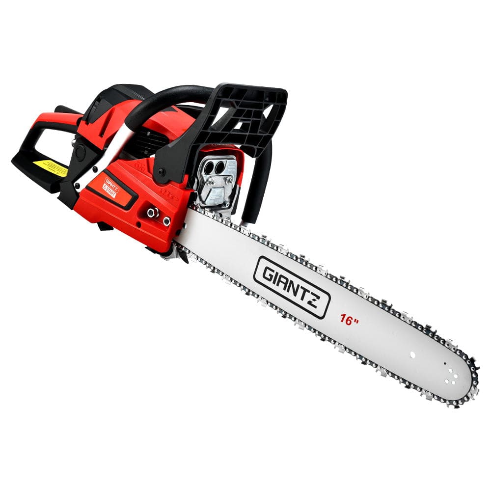 Giantz Chainsaw Petrol 45CC 16" Bar Commercial E - Start Pruning Chain Saw - SportZone.co.nz