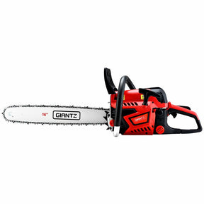 Giantz Chainsaw Petrol 45CC 16" Bar Commercial E - Start Pruning Chain Saw - SportZone.co.nz