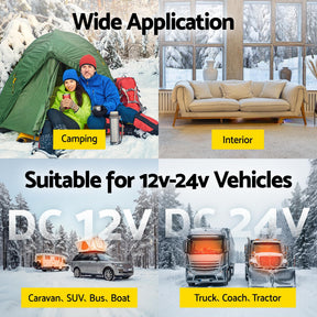 Giantz Diesel Air Heater All - in - one 12/24V 5KW LCD Remote Control for Car RV Indoors machinery - SportZone.co.nz