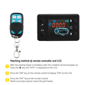 Giantz Diesel Air Heater All-in-one 12V 5KW LCD Remote Control for Car RV Indoors 2025 caravan machinery - SportZone.co.nz