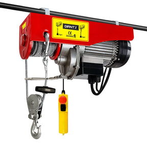 Giantz Electric Hoist Winch 125/250KG Cable 18M Rope Tool Remote Chain Lifting - SportZone.co.nz