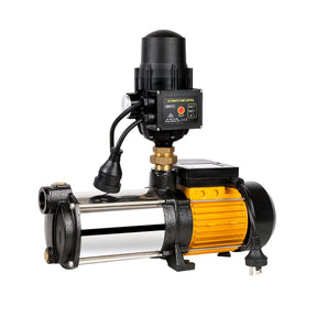 Giantz Garden Water Pump High Pressure 2500W 5 - Stage Tank Irrigation Black - SportZone.co.nz