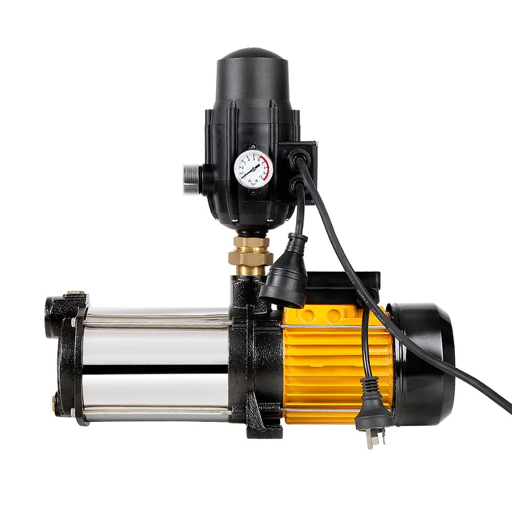 Giantz Garden Water Pump High Pressure 2500W 5 - Stage Tank Irrigation Black - SportZone.co.nz