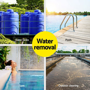 Giantz Garden Water Submersible Pump 750W Dirty Bore Sewerage Tank Well Steel - SportZone.co.nz