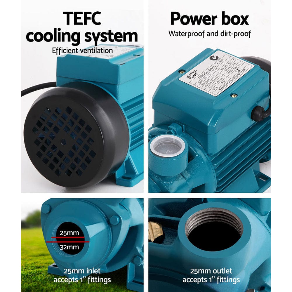 Giantz Peripheral Pump Auto Controller Clean Water Garden Farm Rain Irrigation - SportZone.co.nz