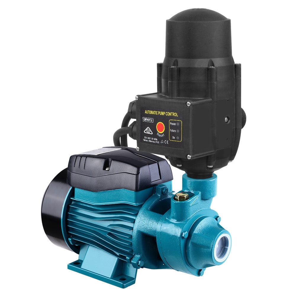 Giantz Peripheral Water Pump Garden Boiler Car Wash Auto Irrigation QB60 Black - SportZone.co.nz