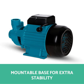 Giantz Peripheral Water Pump Garden Boiler Car Wash Auto Irrigation QB80 Black - SportZone.co.nz