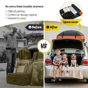 Giantz Roof Top Cargo Bag Waterproof Car Luggage Carrier 15 Cubic Ft Universal - SportZone.co.nz