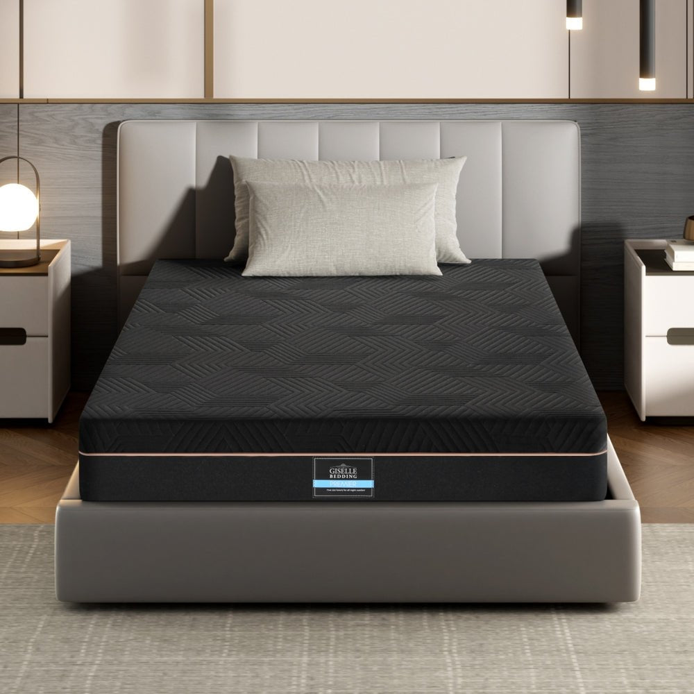 Giselle 18cm Memory Foam Mattress Green Tea Foam Cool Gel Foam Mattresses Single - SportZone.co.nz