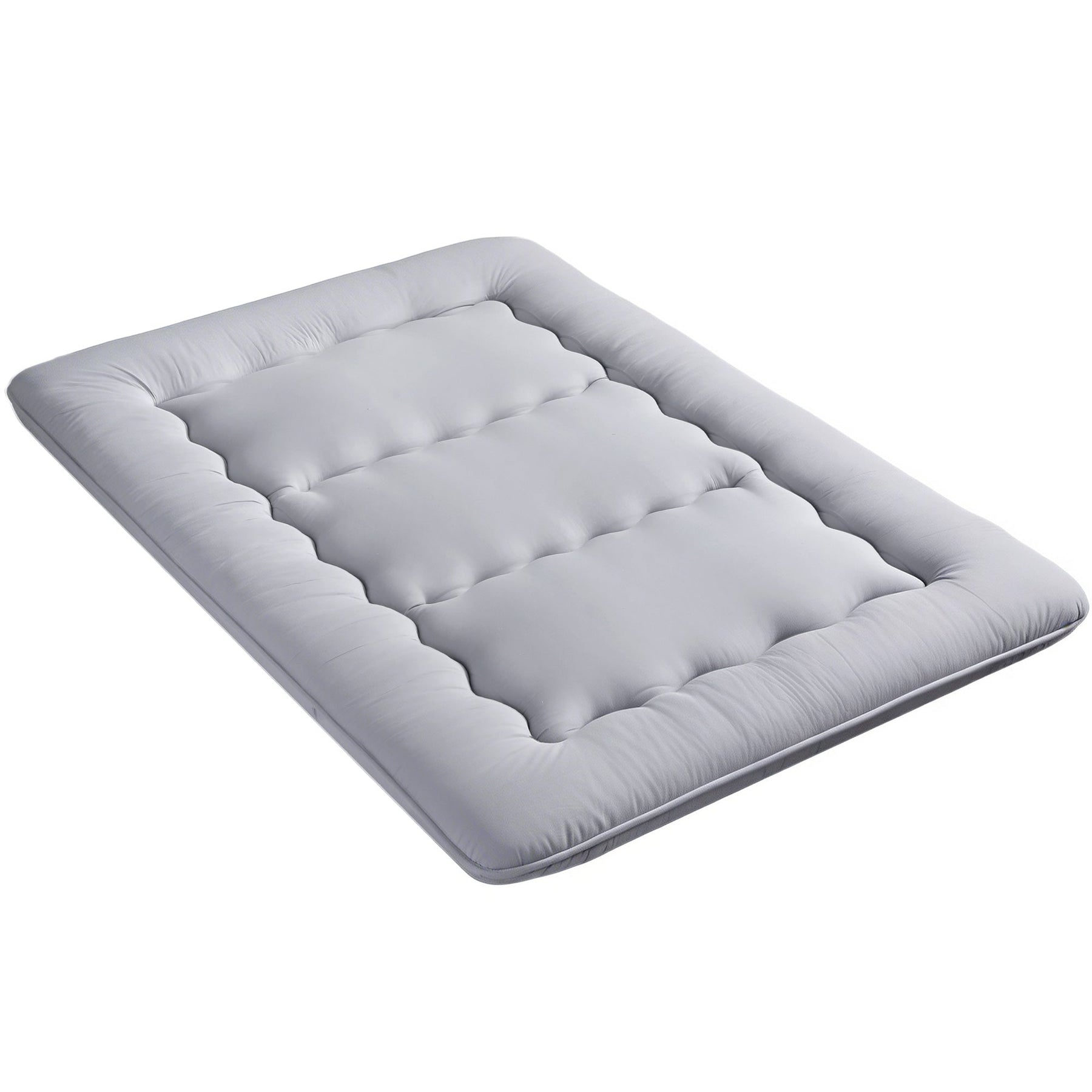 Giselle Bedding 10cm Japanese Floor Mattress Foldable Futon Mattress Washable Cover Straps - SportZone.co.nz