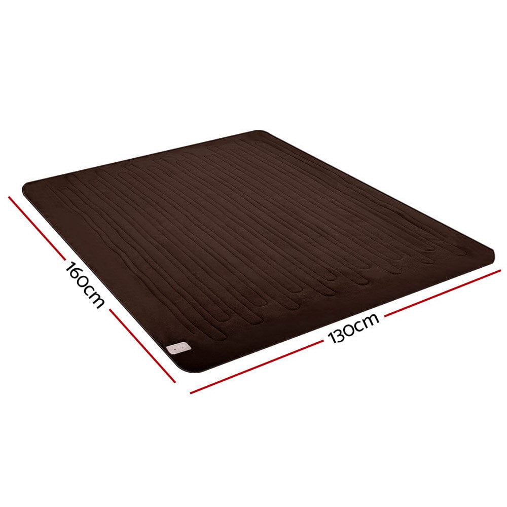 Giselle Bedding Electric Throw Blanket - Chocolate - SportZone.co.nz